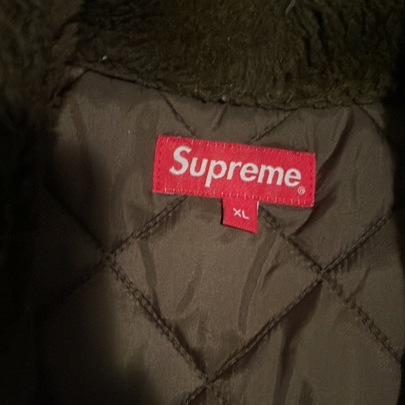 100% AUTHENTIC SUPREME/INDEPENDENT TRUCK CO, Bomber Jacket (BROWN), XL. Men’s - Picture 3 of 6